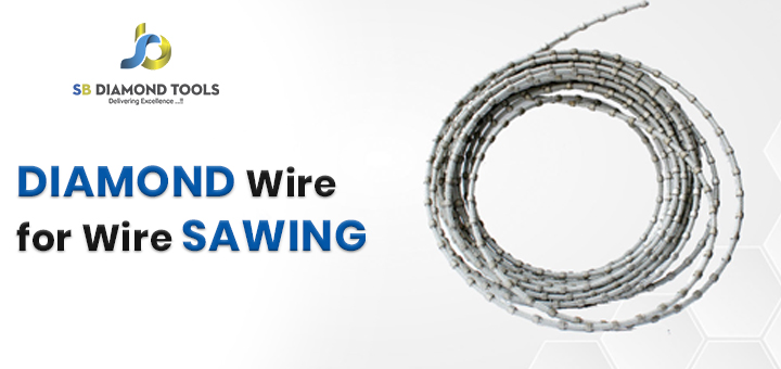Diamond wire for wire sawing machine